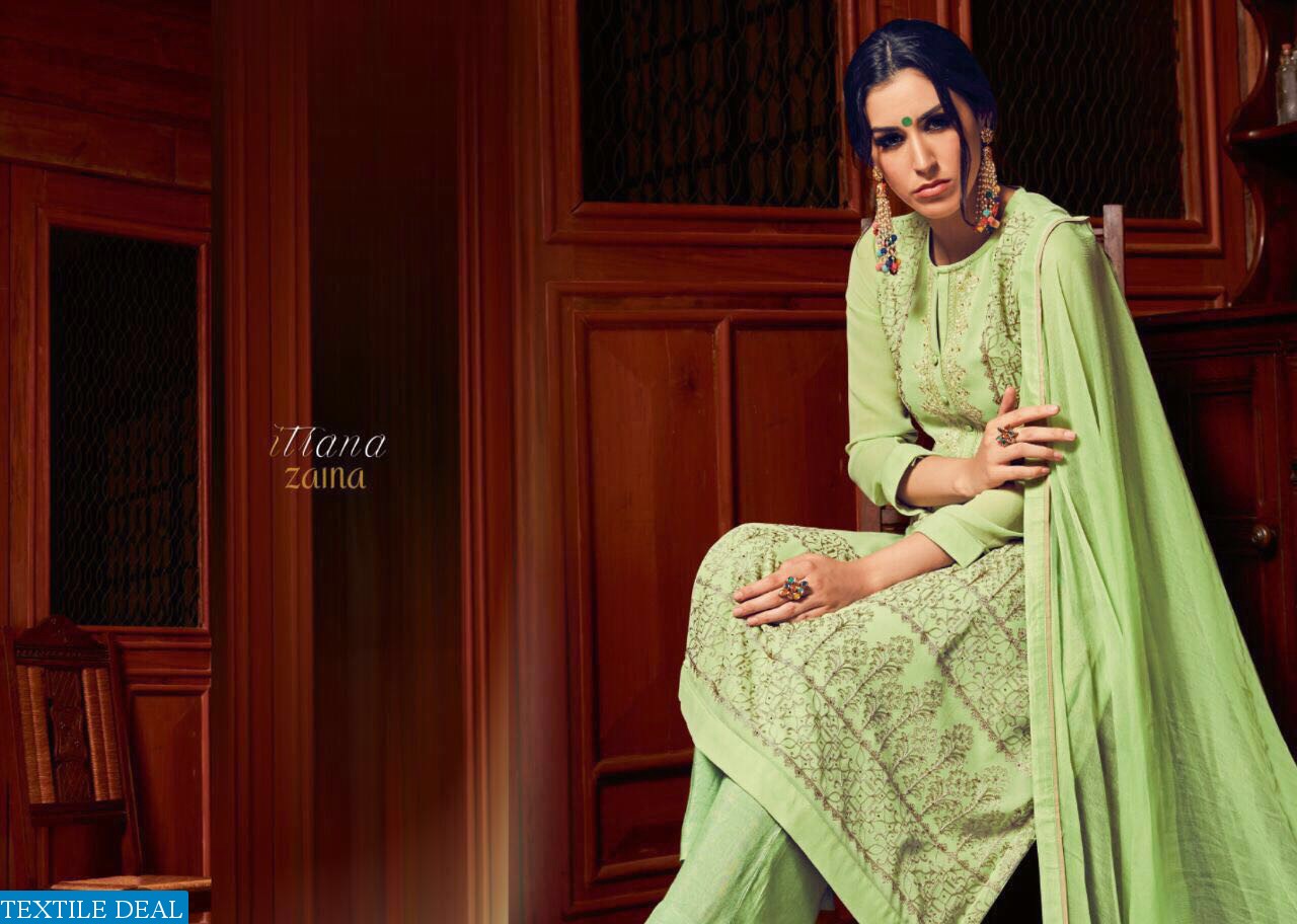 Itrana Zaina Wholesale Embroidered Straight Suits